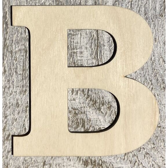 Handmade Other - ¼” Plywood Letter – 6” Tall – PL01-406